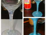 Diy Decorative Shot Glasses Diy Custom Wine Glass with Glitter Stem the Gift Of Giving
