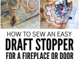 Diy Fireplace Draft Blocker Fireplace Draft Stopper An Easy Diy Sewing Tutorial Draft Stopper