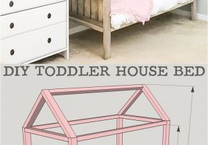Diy Floor Beds for toddlers Diy toddler House Bed Pinterest Bed Plans House and Room