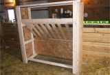 Diy Goat Hay Rack Homemade Hay Rack I Would Put the Tray Up Higher Livestock