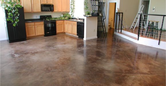 Diy Indoor Concrete Floor Finishes How to Stain An Interior Concrete Floor Fixer Upper Ideas for