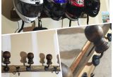 Diy Motorcycle Tire Rack Homemade Motorcycle Helmet Rack organizers Gear Pinterest