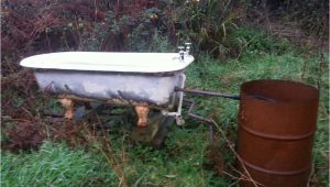 Diy Outdoor Bathtub Make An Offer Wood Fired Cast Iron Hot Tub Outdoor Bath Very