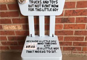 Diy Special Needs Bath Chair Personalized Boy S Planes Trains Trucks toys Time Out Chair with