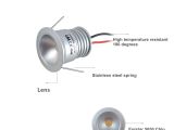 Diy Spotlight Lamp 1w Mini Led Spotlight 25mm Cutting Cabinet Down Light 60d 120d