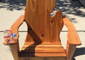 Diy Sun Tanning Chair Michigan Adirondack Chair with Cup Holder and Wine Glass Slot I