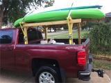 Diy Truck topper Rack Another View Of My Homemade Kayak Rack Camping Fishing