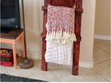 Diy Wooden Blanket Rack 6 Throw Ladder for Beginners Woodworking Apartments and Craft