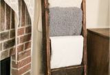 Diy Wooden Blanket Rack Diy Blanket Ladder Just 12 for This Super Easy Wooden Ladder