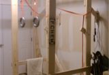 Diy Wooden Squat Rack Build Your Own Power Rack Pinterest Power Rack Garage Gym and