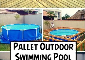 Do It Yourself Pool Float Rack Diy Pallet Outdoor Swimming Pool Outdoor Diy Pinterest Outdoor