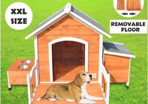 Dog Bathtubs for Sale Australia Xxl Luxury Wooden Dog House with Removable Porch & Floor