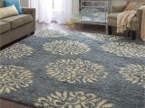 Dog Friendly Indoor Rugs Shop Mohawk Home Bay Blue Huxley Exploded Medallions area Rug 8 X