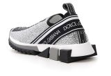 Dolce &amp; Gabbana Light Blue for Her Dolce Gabbana Crystal Embellished Sneakers Oluxury