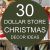 Dollar General Outdoor Christmas Decorations 30 Dollar Store Christmas Decor Ideas Pinterest Dollar Stores