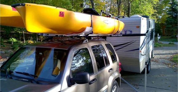 Double Kayak Roof Rack Thule Hobie Revolution Kayak Thule Roof Rack Hullavator Overview Youtube