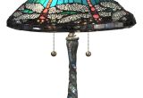 Dragonfly Stained Glass Lamps for Sale New Dale Tiffany Lamp Blue Cone Dragonfly Table Lamp Glass