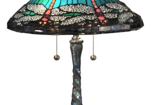 Dragonfly Stained Glass Lamps for Sale New Dale Tiffany Lamp Blue Cone Dragonfly Table Lamp Glass