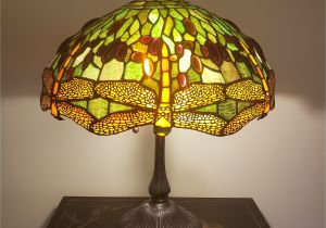 Dragonfly Stained Glass Lamps for Sale This Tiffany Style Dragonfly Lamp is Part Of Our Paoli Estate Sale