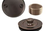 Drain Kit for Bathtub Oil Rubbed Bronze Lift and Turn Tub Drain Bathtub