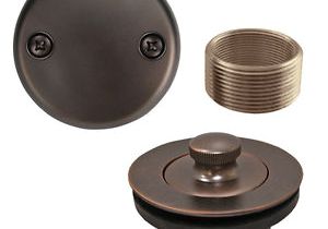 Drain Kit for Bathtub Oil Rubbed Bronze Lift and Turn Tub Drain Bathtub