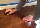 Dried Dog Pee On Wood Floor How to Refinish Hardwood Floors Part 1 Family Living Room