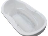 Drop In Center Drain Bathtub Giotto 41 X 70 Oval Air Jetted Drop In Bathtub with Center