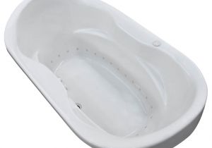Drop In Center Drain Bathtub Giotto 41 X 70 Oval Air Jetted Drop In Bathtub with Center