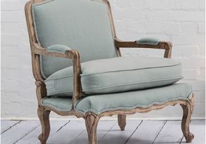 Duck Egg Blue Accent Chair Armchair French Style Lille Chair In Duck Egg Blue