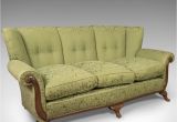 Early American Wingback sofas Antique sofa English Green Edwardian 3 Seater Settee C 1910