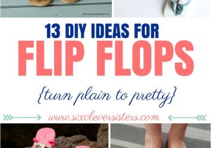Easy Flip Flop Decorating Ideas 13 Diy Flip Flop Ideas Pinterest Flip Flop Craft Flip Flops Diy