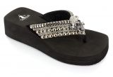 Easy Flip Flop Decorating Ideas Amazon Com Corkys Women S Pewter Metal Skull Cross Bones Flip