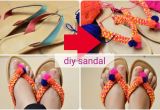 Easy Flip Flop Decorating Ideas How to Convert Revamp Recycle Old Sandals Flipflop Into New Diy Pom
