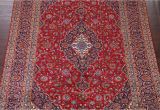 Ebay 9×12 oriental Rugs Excellent Vintage Floral Red 8×11 Kashan Persian oriental area Rug