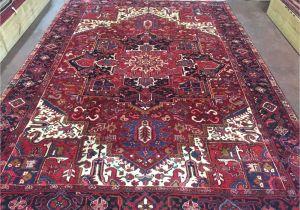 Ebay 9×12 oriental Rugs Sale Great Hand Knotted Persian Tabriz Heriz Rug Geometric Carpet