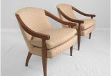 Ebay Mid Century Modern Accent Chair 2 Vtg Transitional Open Arm Barrel Accent Chairs Danish