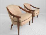 Ebay Mid Century Modern Accent Chair 2 Vtg Transitional Open Arm Barrel Accent Chairs Danish