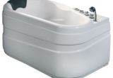 Ego Whirlpool Bathtub Eago Am175 R Bathtub 5" Oval Right Drain Corner Whirlpool