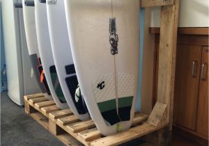 El Gringo Wall Mounted Surfboard Rack Surfboard Rack Diy From Old Wooden Pallets Up Cycled Garage