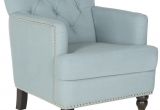 Electric Blue Accent Chair Buy Safavieh Hud8212k Colin Tufted Club Chair Sky Blue at