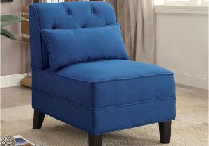 Electric Blue Accent Chair Susanna Accent Chair W Pillow Blue Acme Furniture
