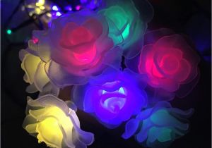Electric Fairy Lights 4m 20leds Rose Led String Lighting Nightlight Multi Valentine Day