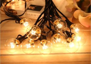 Electric Fairy Lights Patio Lights G40 Globe Bulb Holiday Party Christmas String Light