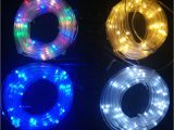 Electric Fairy Lights Yiyang 7m 12m Outdoor solar Led String Lights Waterproof Rope Tube