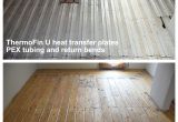 Electric Radiant Heat Floor Panels Radiant Heating with thermofin U Extruded Aluminum Heat Transfer