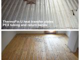 Electric Radiant Heat Floor Panels Radiant Heating with thermofin U Extruded Aluminum Heat Transfer