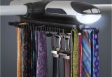 Electric Tie Rack Brookstone the Motorized Tie Rack Hammacher Schlemmer