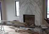 Element 4 Fireplace Contemporary Slab Stone Fireplace Calacutta Carrara Marble Book