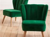 Emerald Green Velvet Accent Chair Pantone’s Kale A top Trendy Color for Space