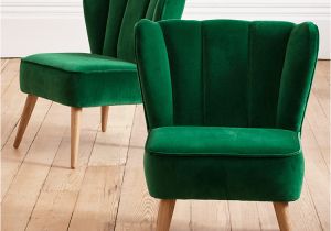 Emerald Green Velvet Accent Chair Pantone’s Kale A top Trendy Color for Space